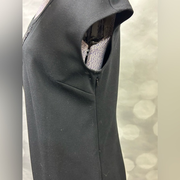 Dana Bachman‎ Black Beaded Holiday Event Dress Size Medium - Picture 4 of 7